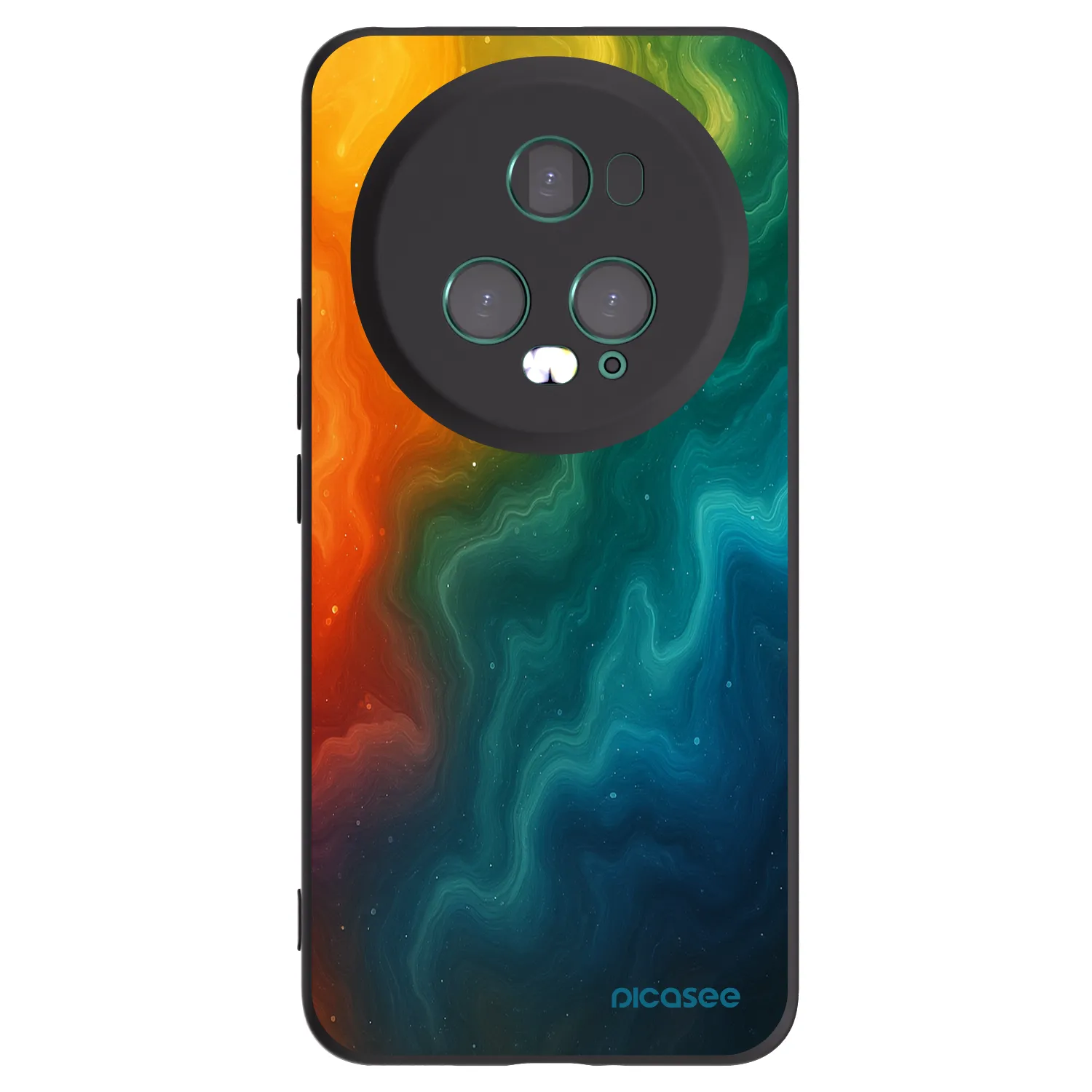 Picasee husă neagră din silicon pentru Honor Magic5 Pro - Solar