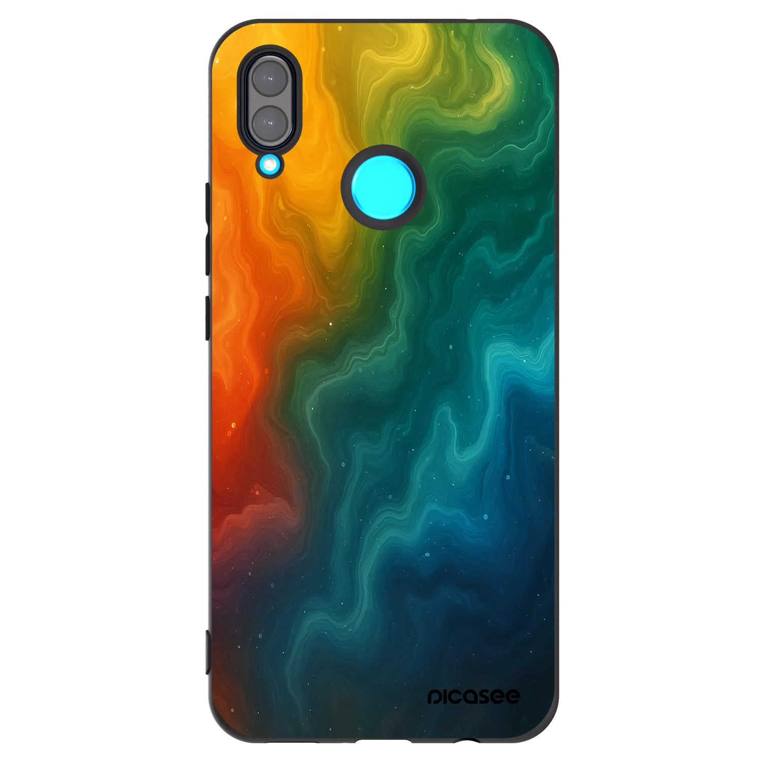 Picasee husă neagră din silicon pentru Huawei Nova 3i - Solar