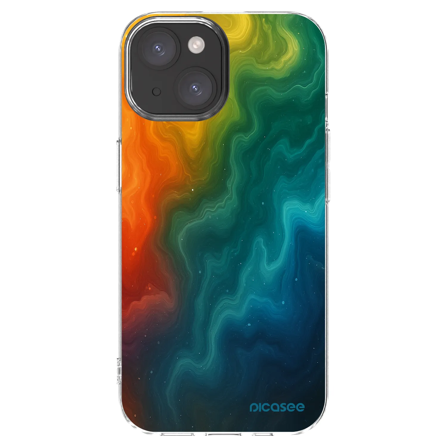 Picasee husă transparentă din silicon pentru Apple iPhone 15 - Solar