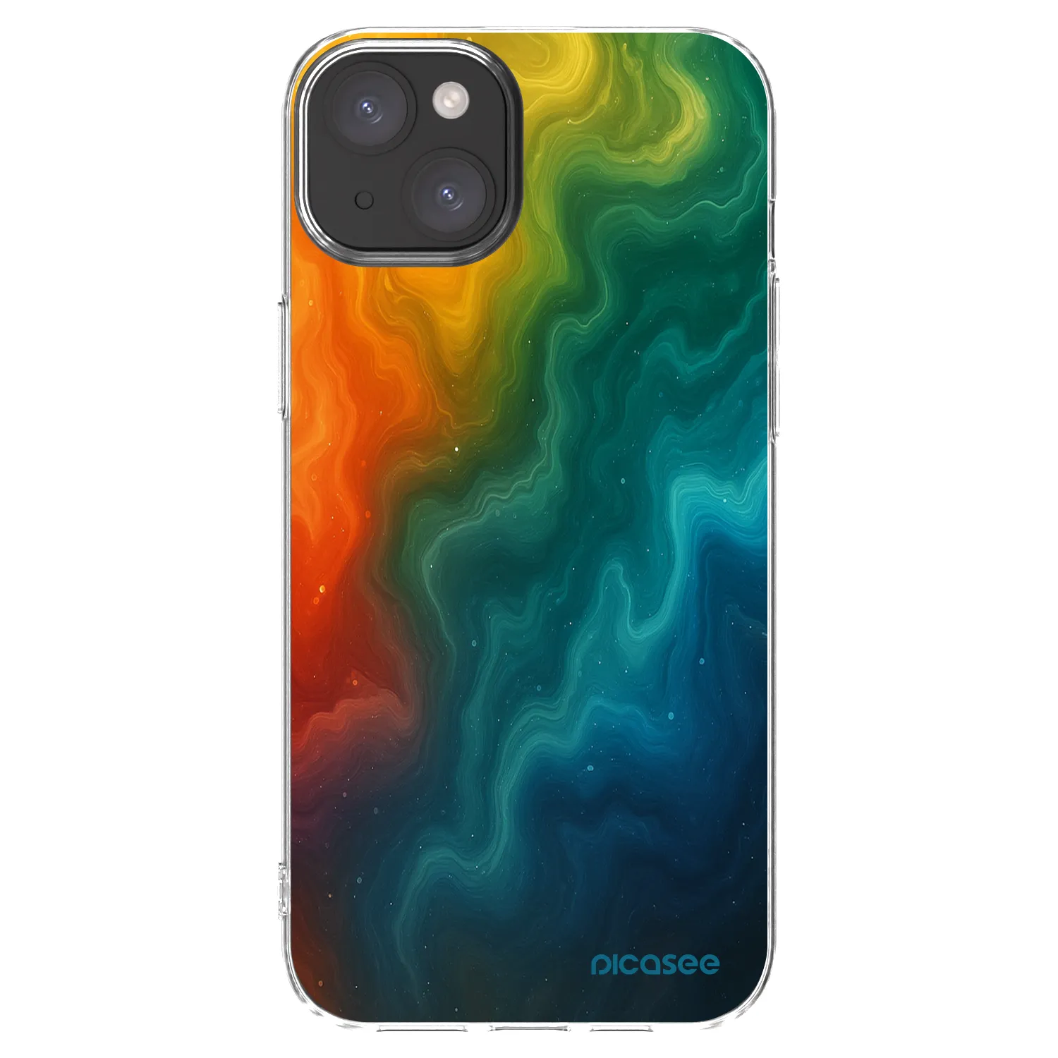 Picasee husă transparentă din silicon pentru Apple iPhone 15 Plus - Solar