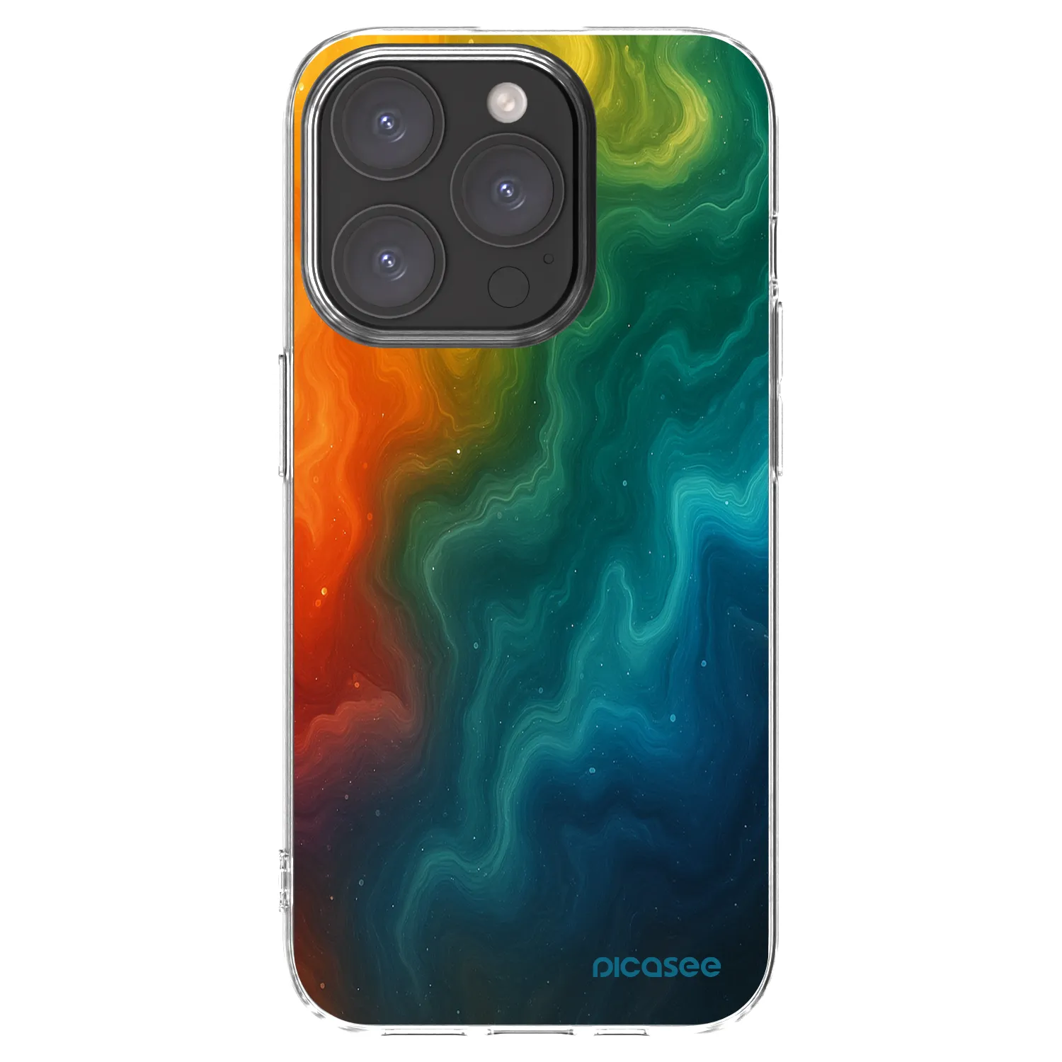 Picasee husă transparentă din silicon pentru Apple iPhone 15 Pro - Solar