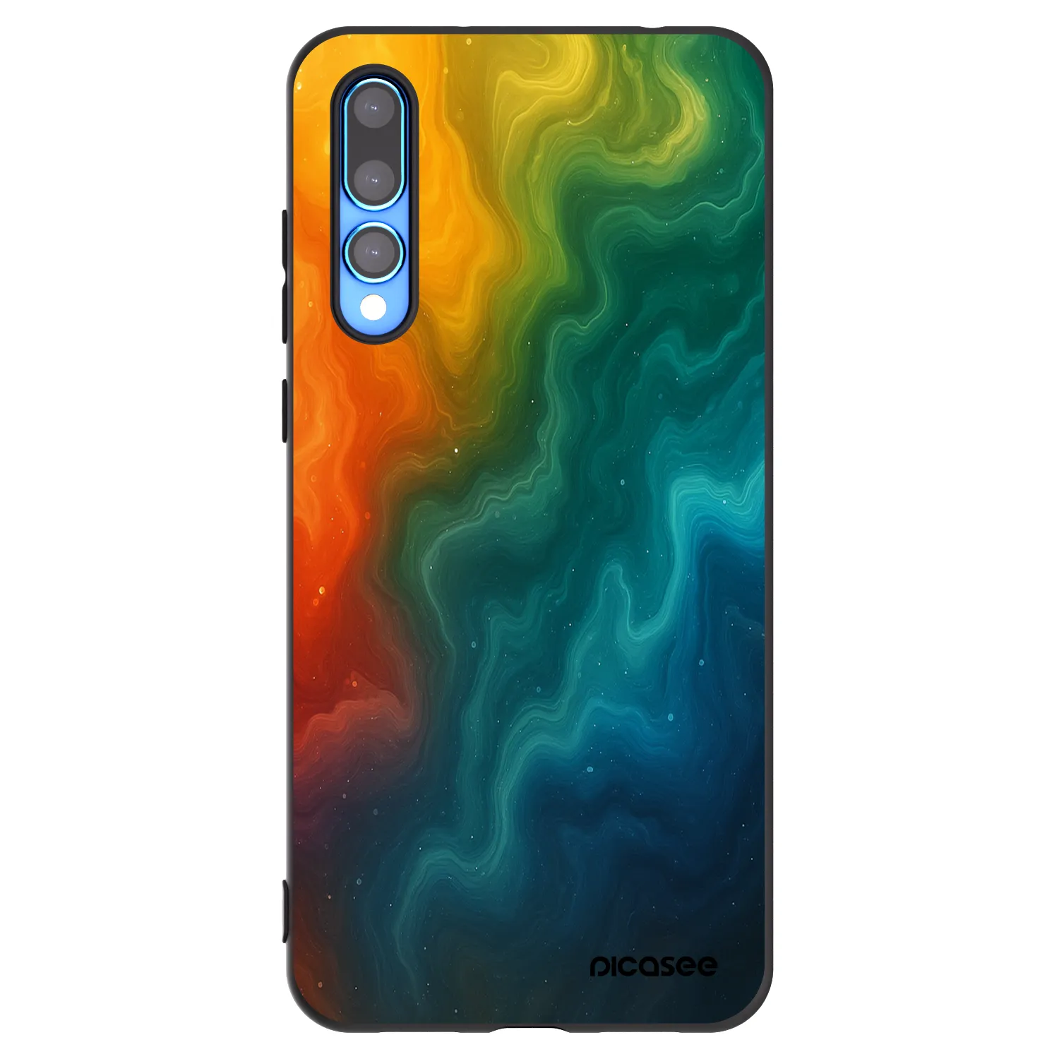 Picasee husă neagră din silicon pentru Huawei P20 Pro - Solar