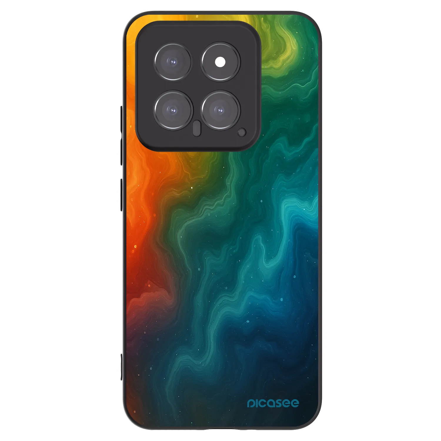 Picasee husă neagră din silicon pentru Xiaomi 14 - Solar