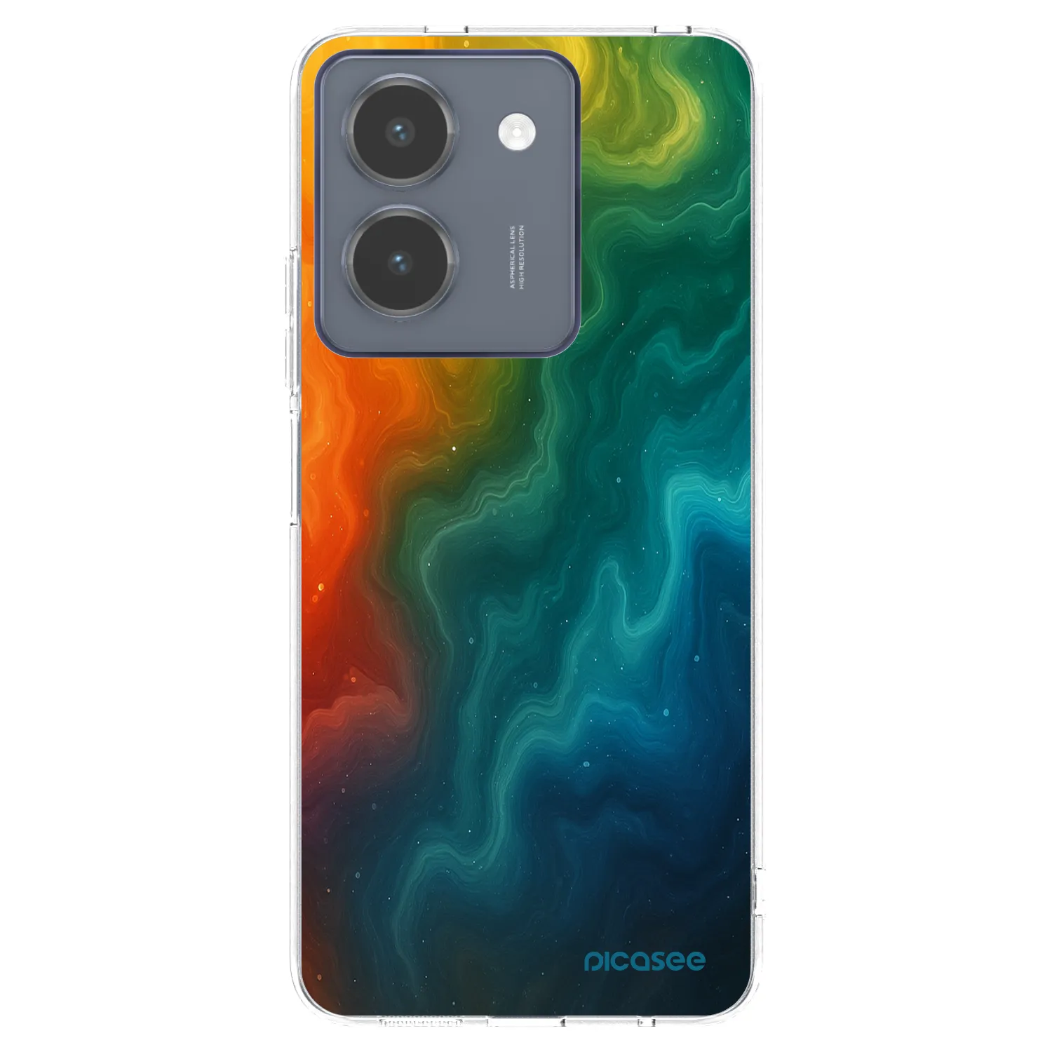 Picasee husă transparentă din silicon pentru Vivo Y36 4G - Solar