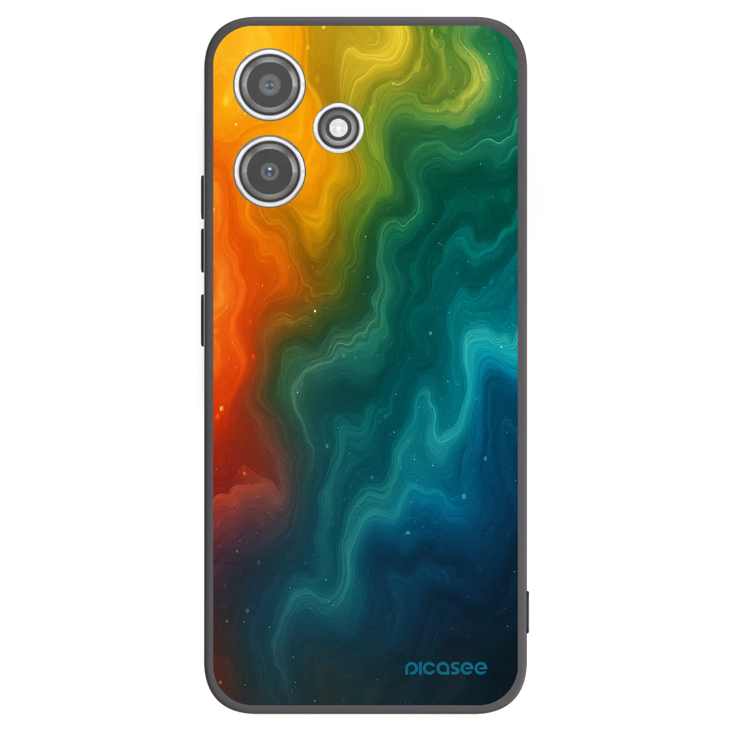 Picasee husă neagră din silicon pentru Xiaomi Redmi 12 5G - Solar