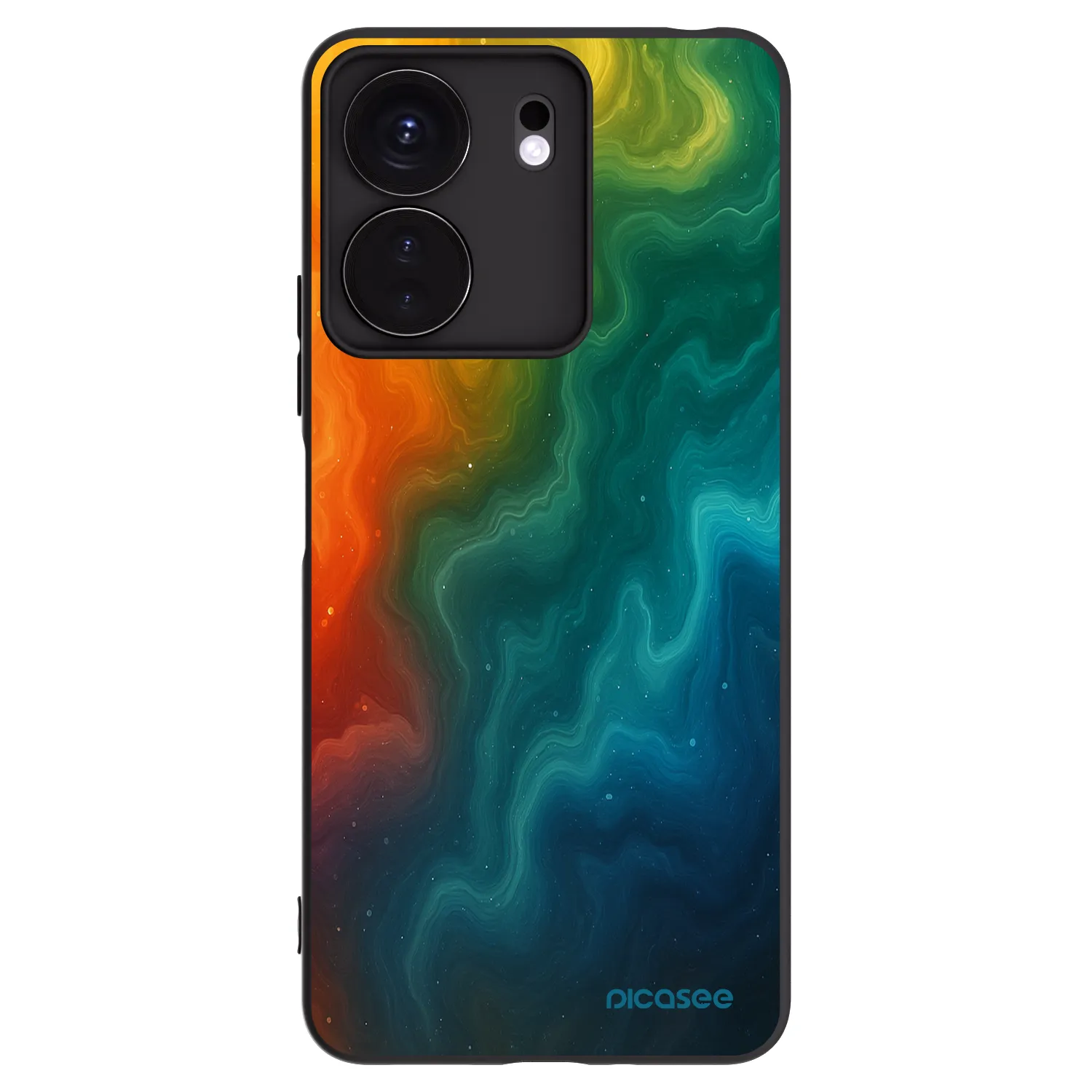 Picasee husă neagră din silicon pentru Xiaomi Redmi 13C 4G - Solar