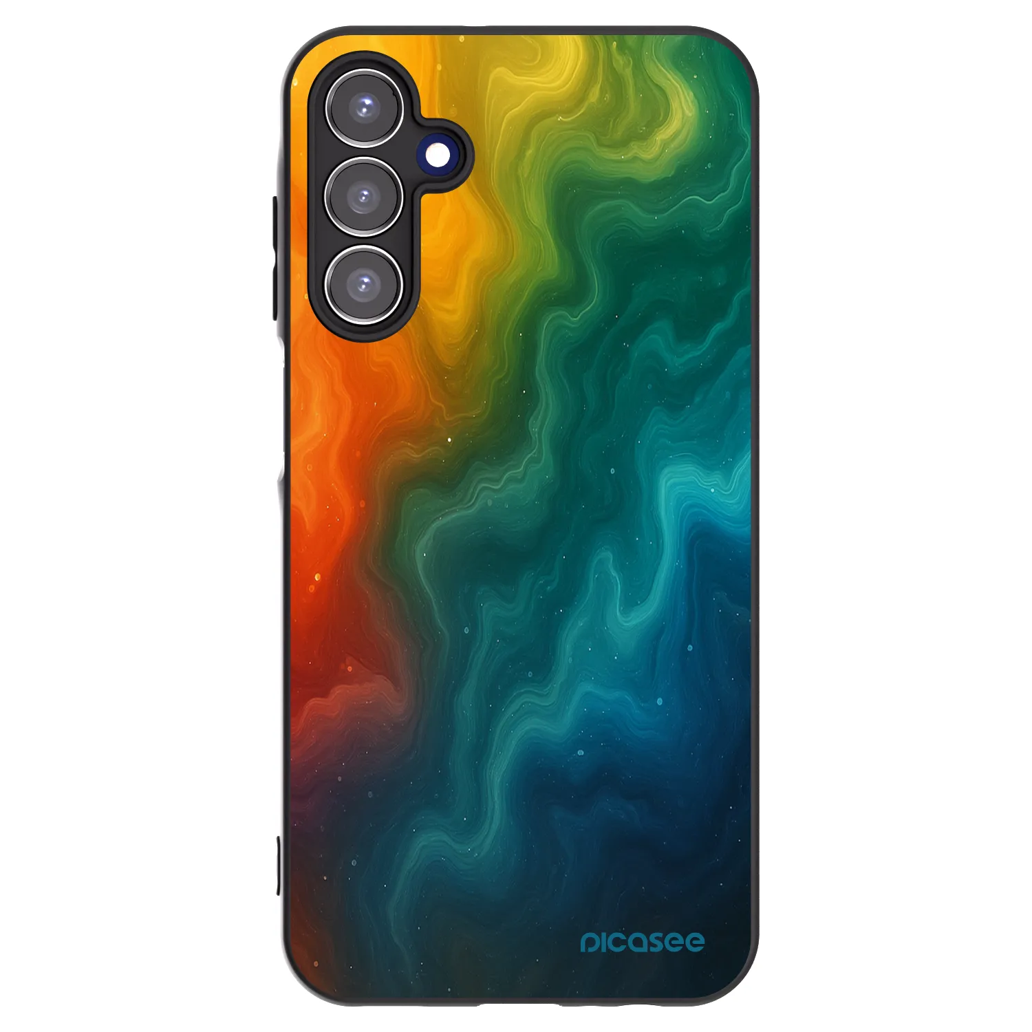 Picasee husă neagră din silicon pentru Samsung Galaxy A15 A156B 5G - Solar