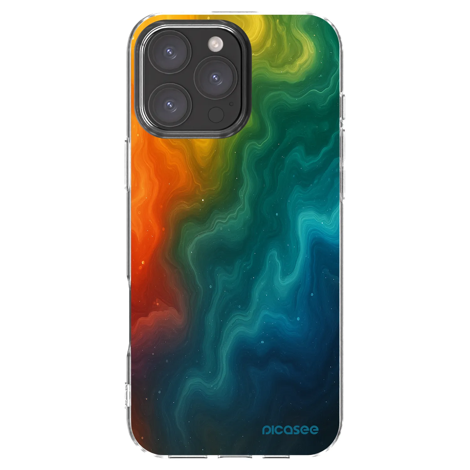 Picasee husă transparentă din silicon pentru Apple iPhone 16 Pro Max - Solar