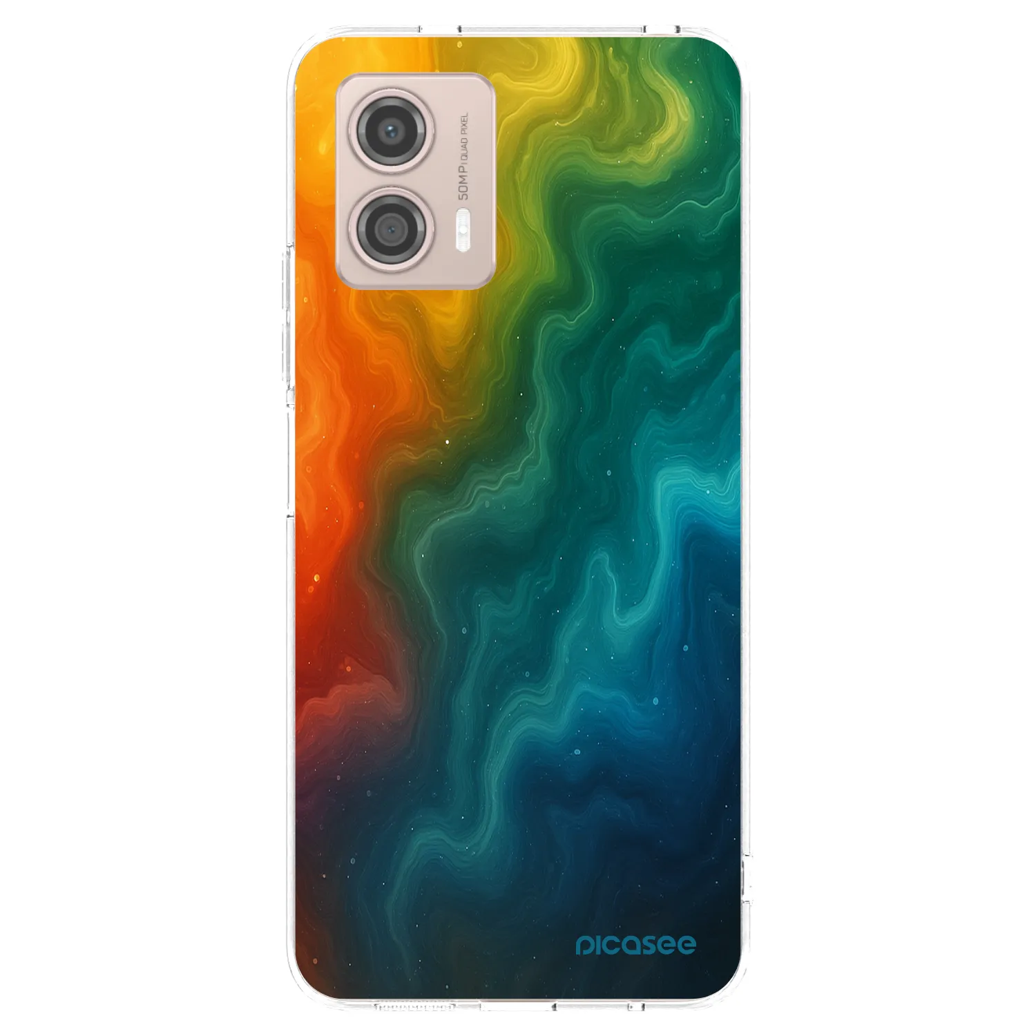 Picasee husă transparentă din silicon pentru Motorola Moto G53 5G - Solar