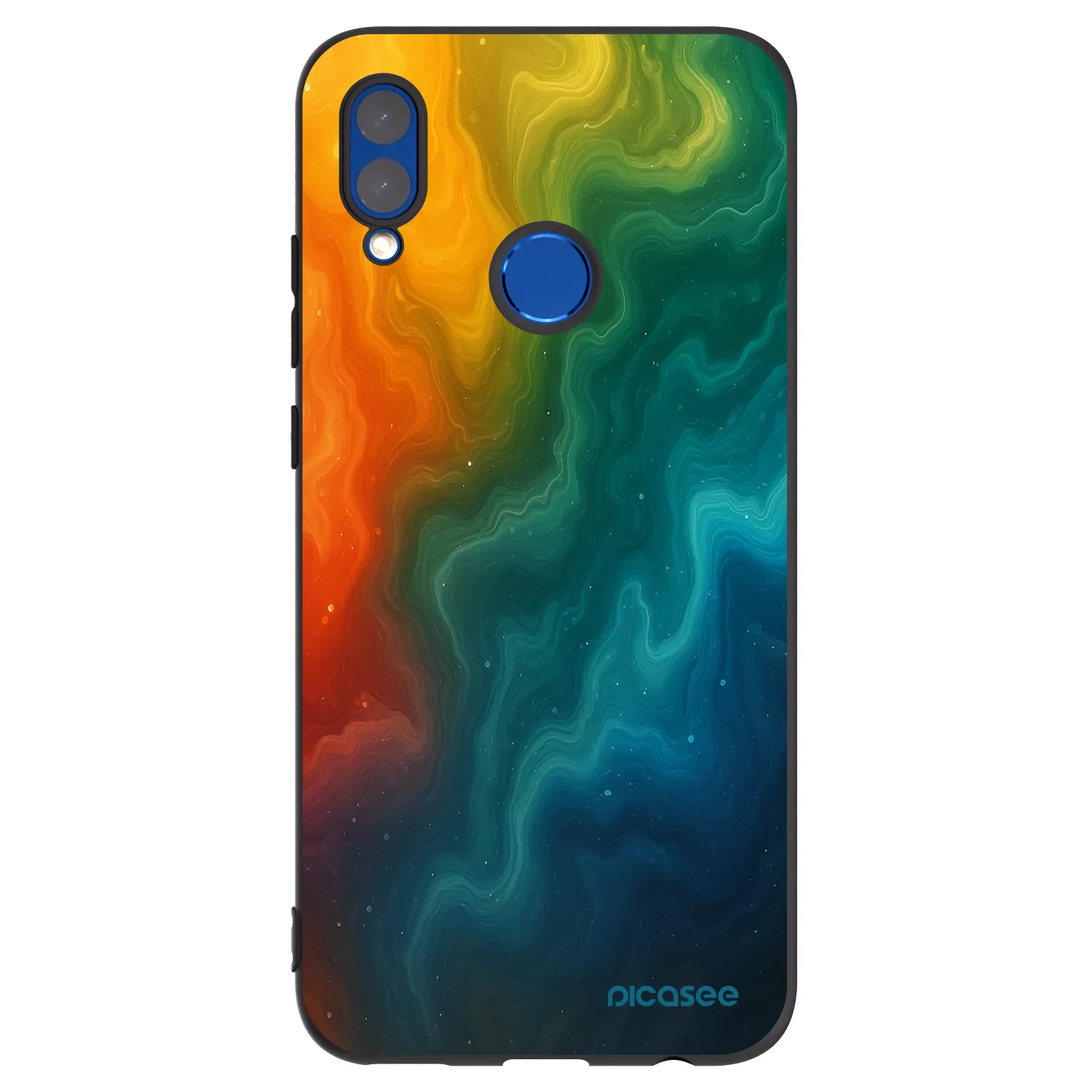 Picasee husă neagră din silicon pentru Honor 10 Lite - Solar