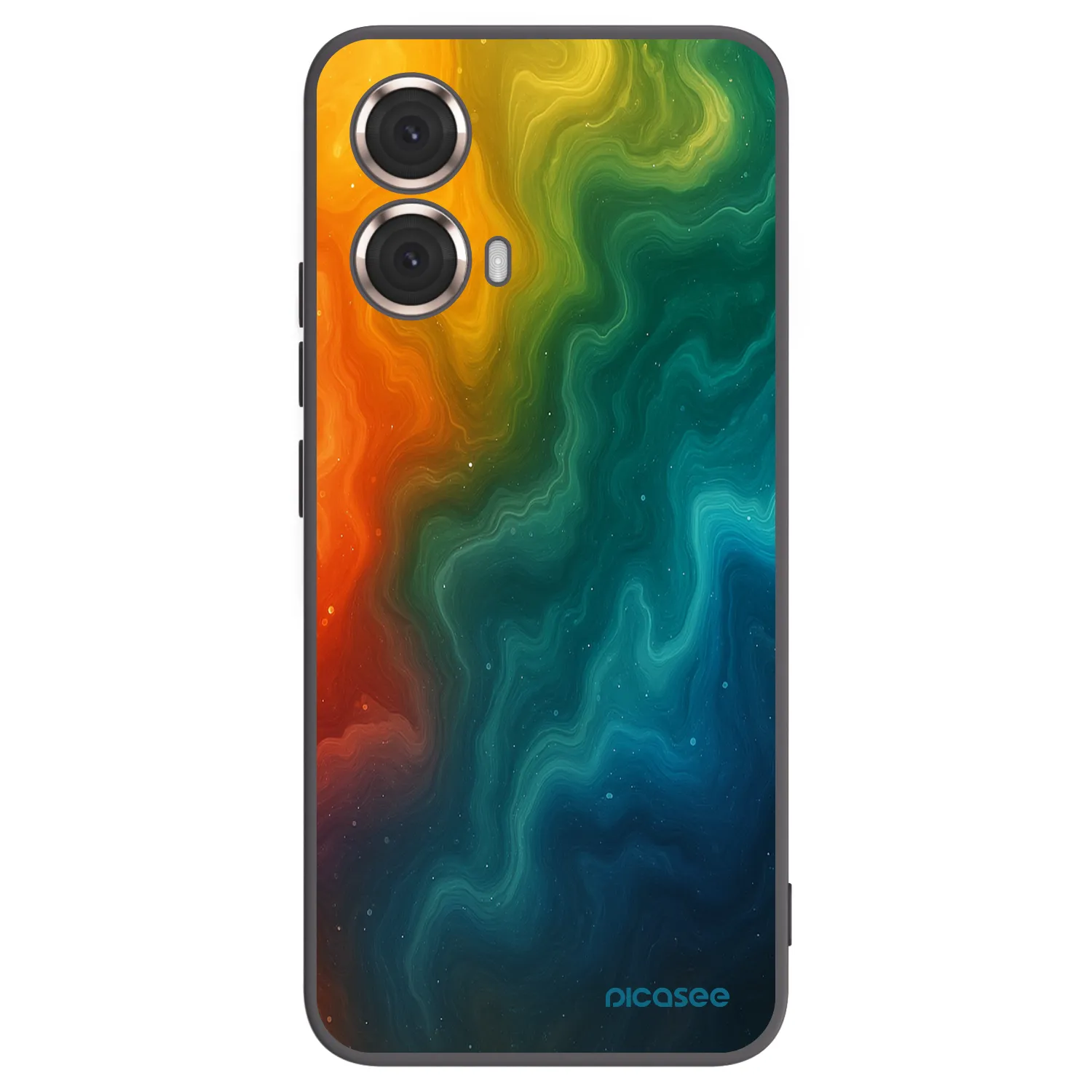 Picasee husă neagră din silicon pentru Motorola Moto G85 - Solar