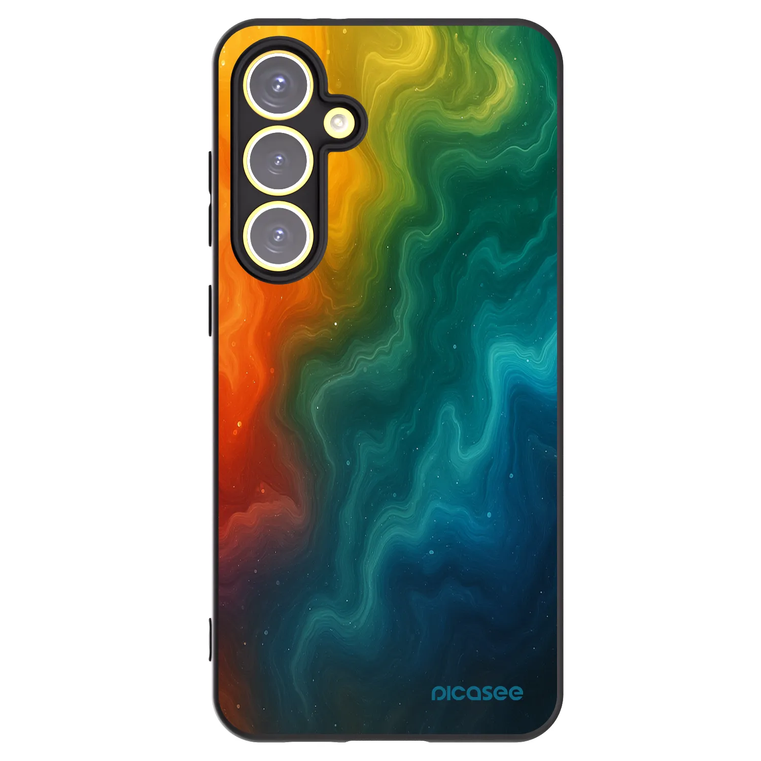 Picasee husă neagră din silicon pentru Samsung Galaxy S24 FE S721B - Solar