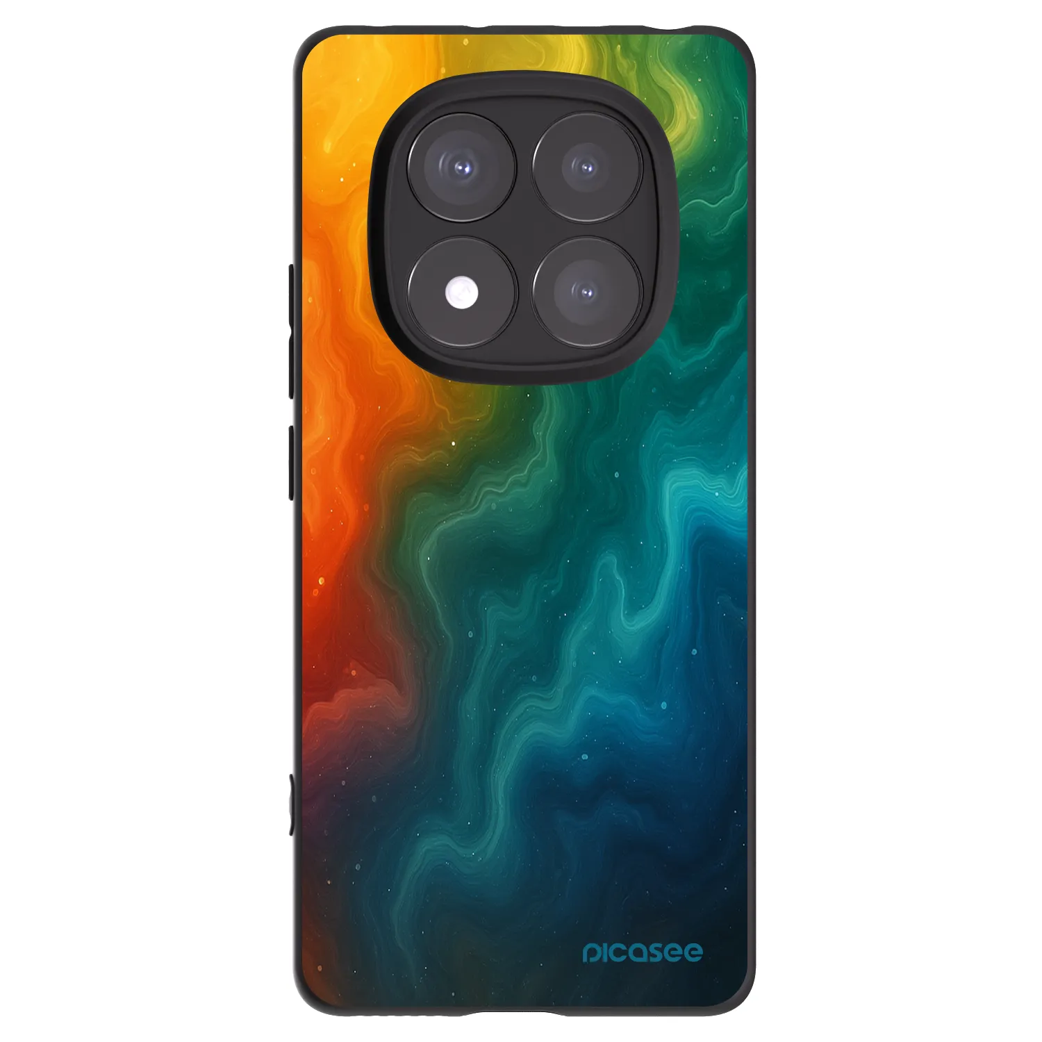 Picasee husă neagră din silicon pentru Xiaomi Redmi Note 14 Pro 5G - Solar