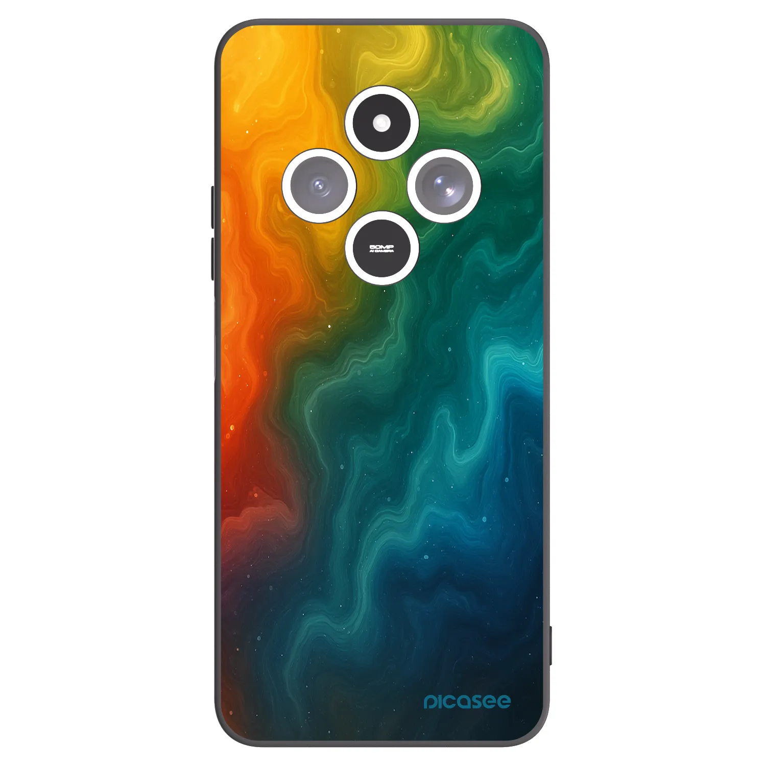 Picasee husă neagră din silicon pentru Xiaomi Redmi 14C - Solar