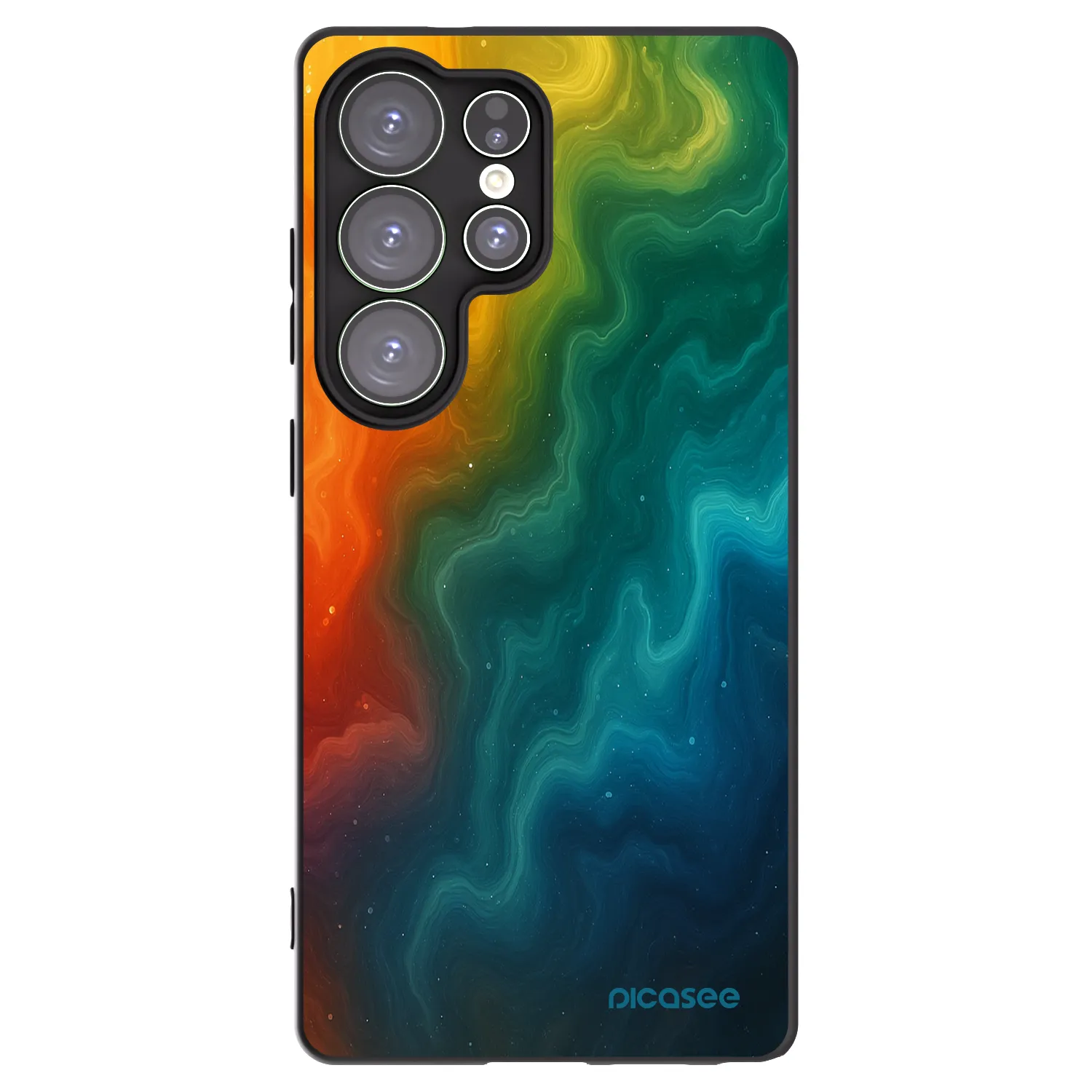 Picasee husă neagră din silicon pentru Samsung Galaxy S25 Ultra 5G - Solar