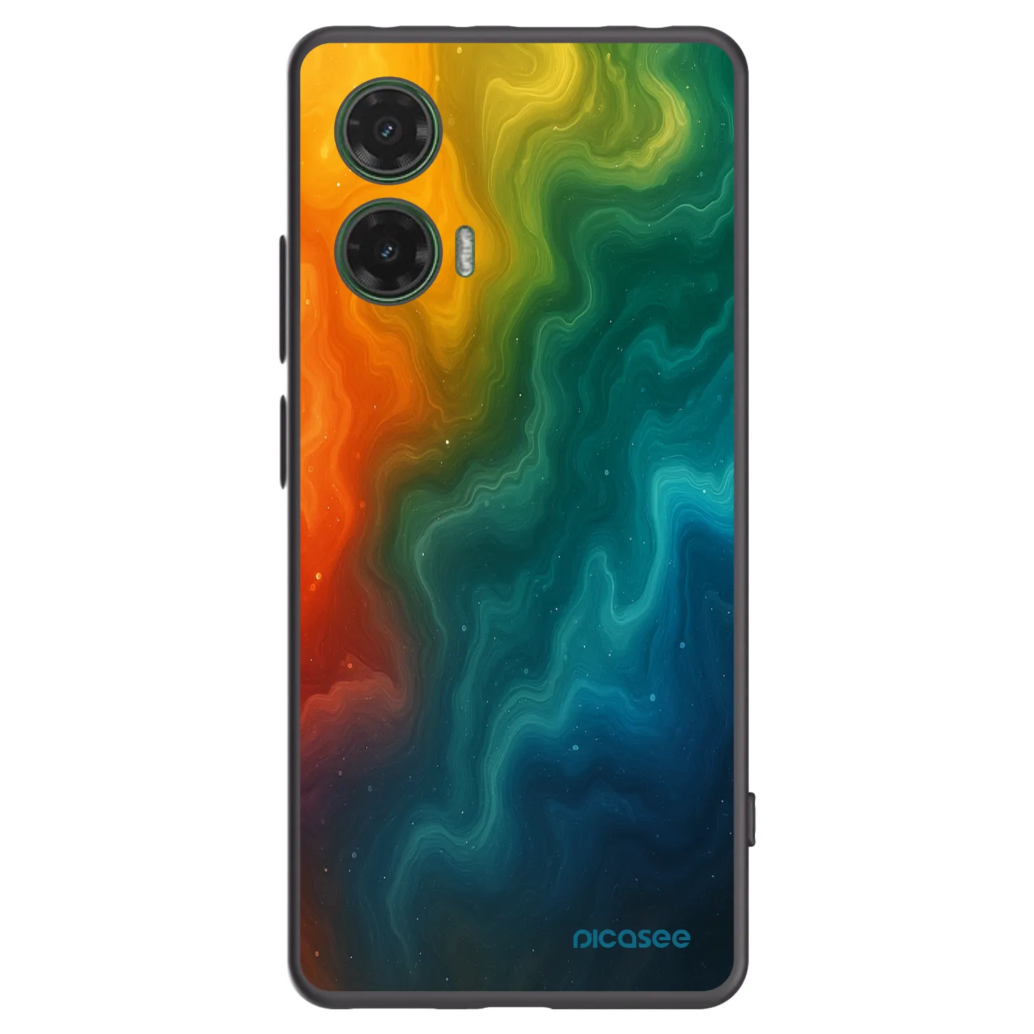 Picasee husă neagră din silicon pentru Motorola Moto G35 5G - Solar