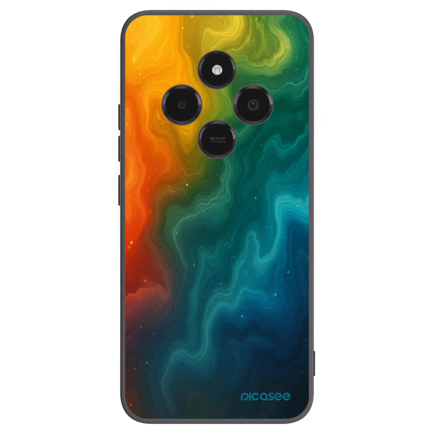 Picasee husă neagră din silicon pentru Xiaomi Poco C75 - Solar