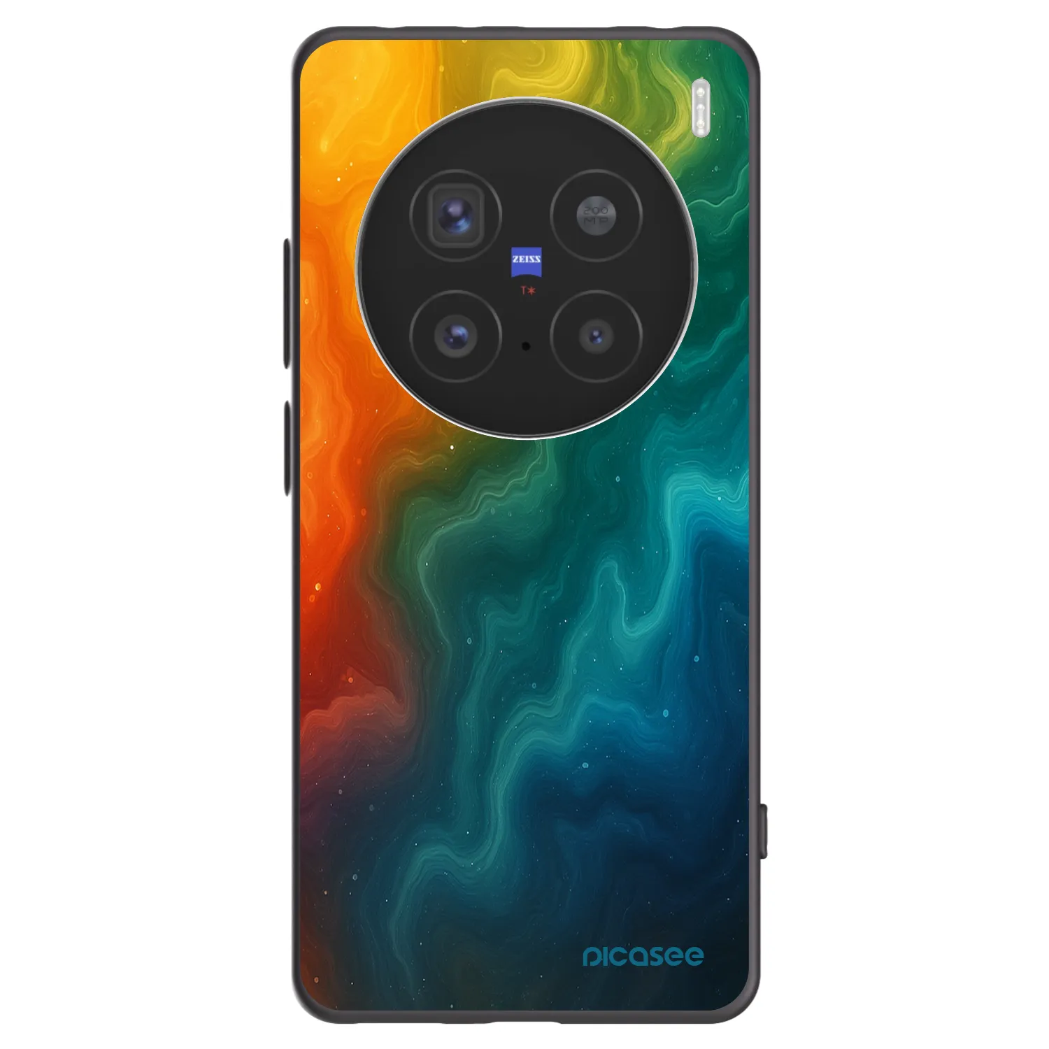 Picasee husă neagră din silicon pentru Vivo X200 Pro - Solar