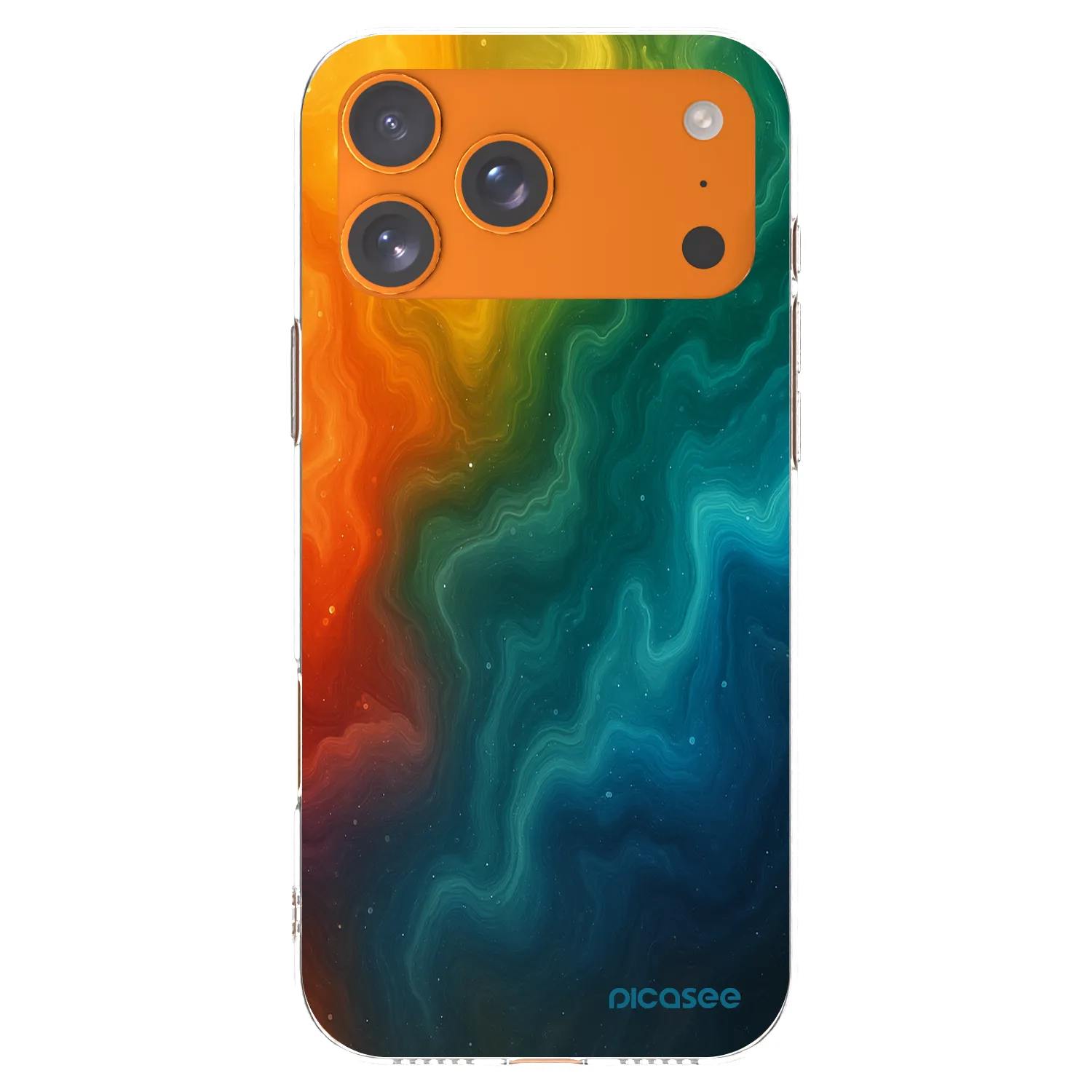 Picasee husă transparentă din silicon pentru Apple iPhone 17 Pro Max - Solar