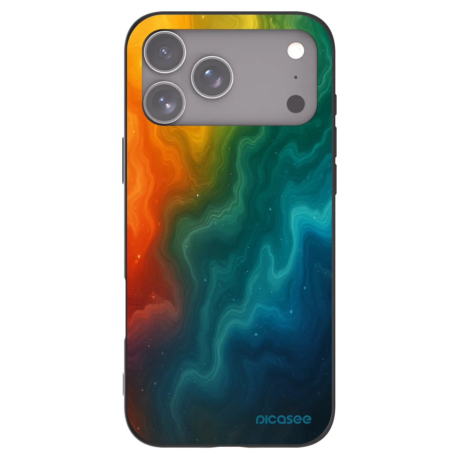 Picasee husă neagră din silicon pentru Apple iPhone 17 Pro Max - Solar