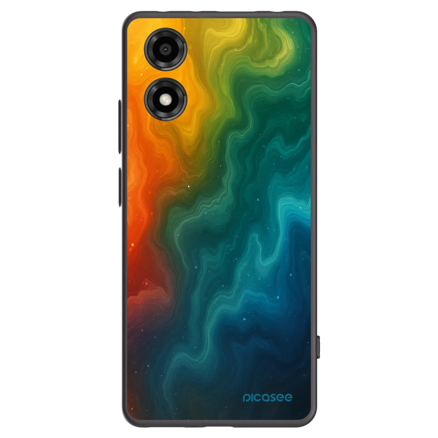 Picasee husă neagră din silicon pentru Motorola Moto E14 - Solar