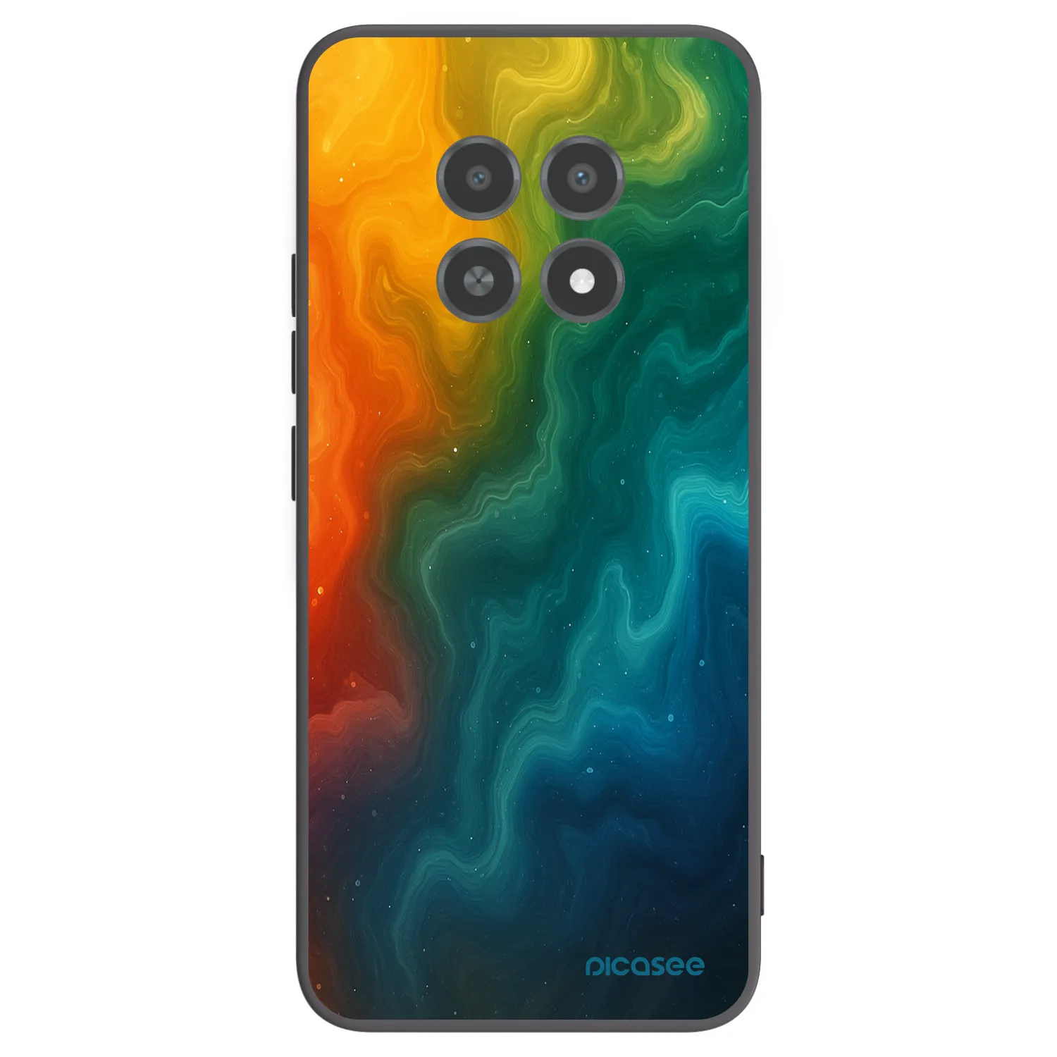 Picasee husă neagră din silicon pentru Realme 12X - Solar