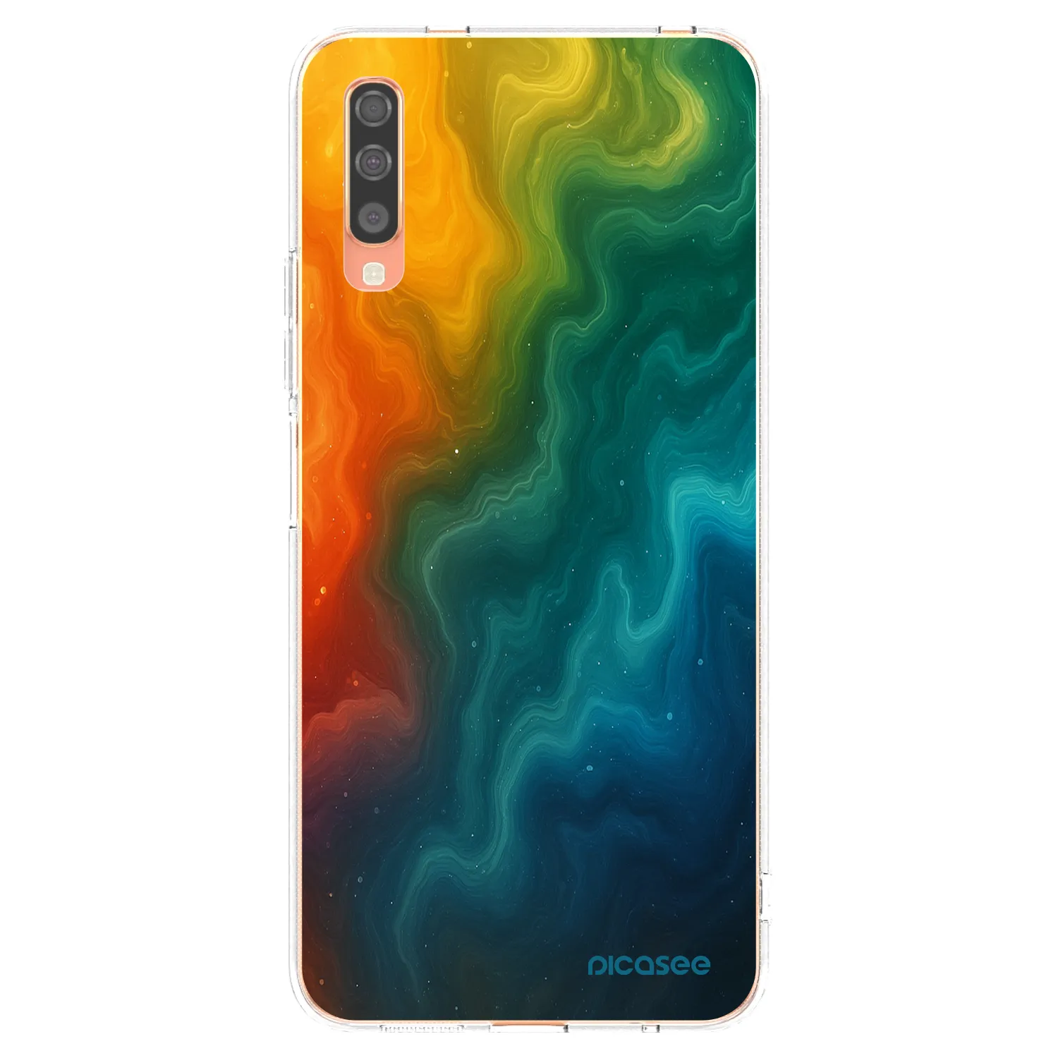 Picasee husă transparentă din silicon pentru Samsung Galaxy A70 A705F - Solar