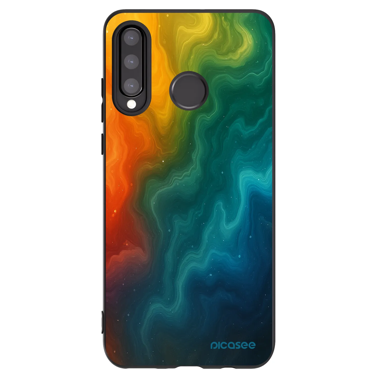 Picasee husă neagră din silicon pentru Huawei P30 Lite - Solar