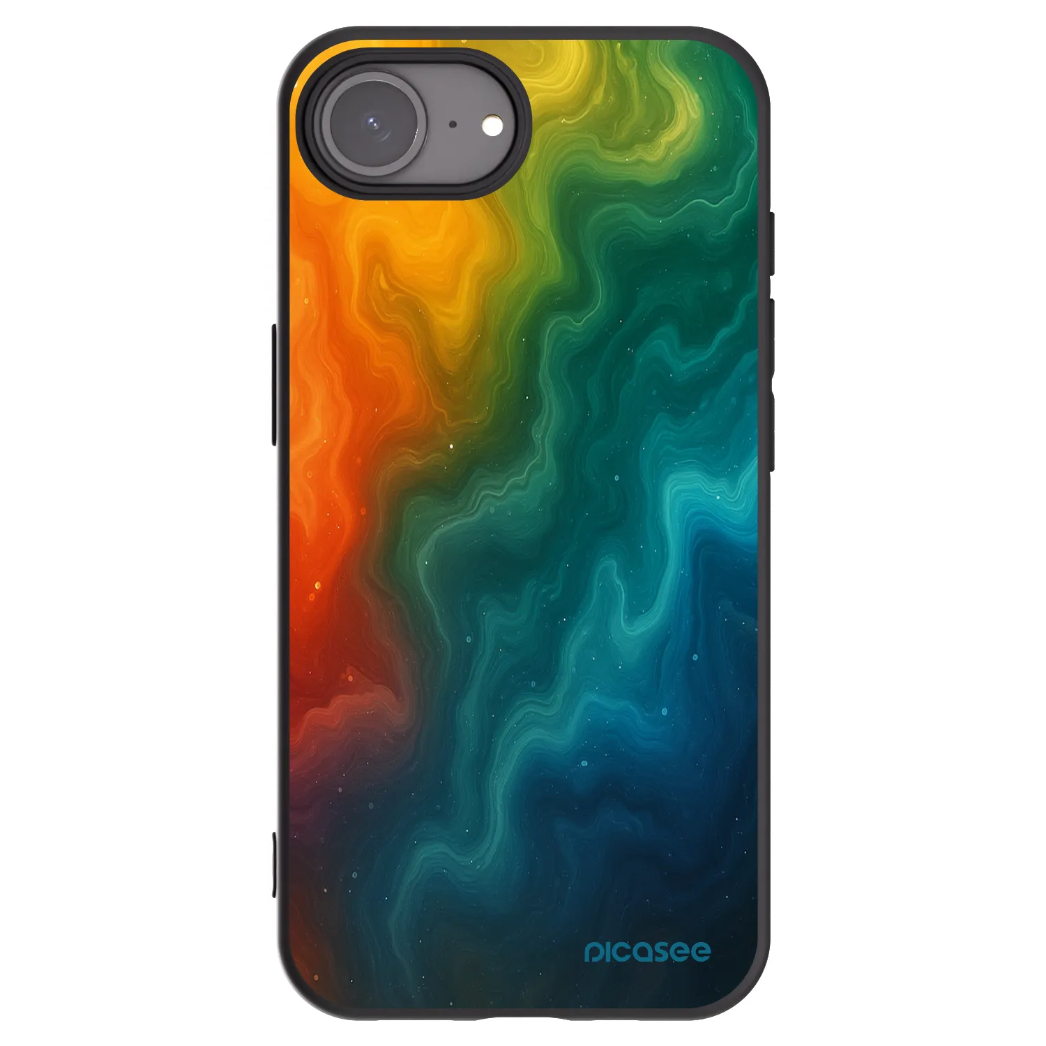 Picasee husă neagră din silicon pentru Apple iPhone 17e - Solar