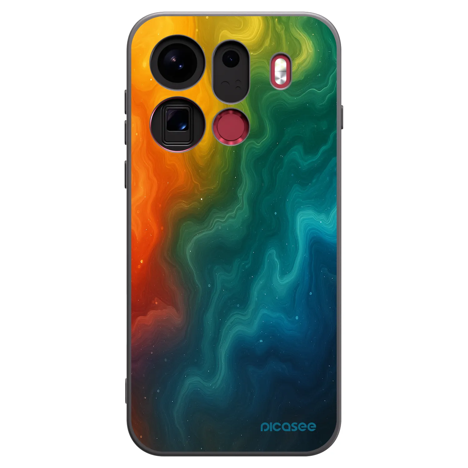 Picasee husă neagră din silicon pentru OPPO Find X9 Pro - Solar