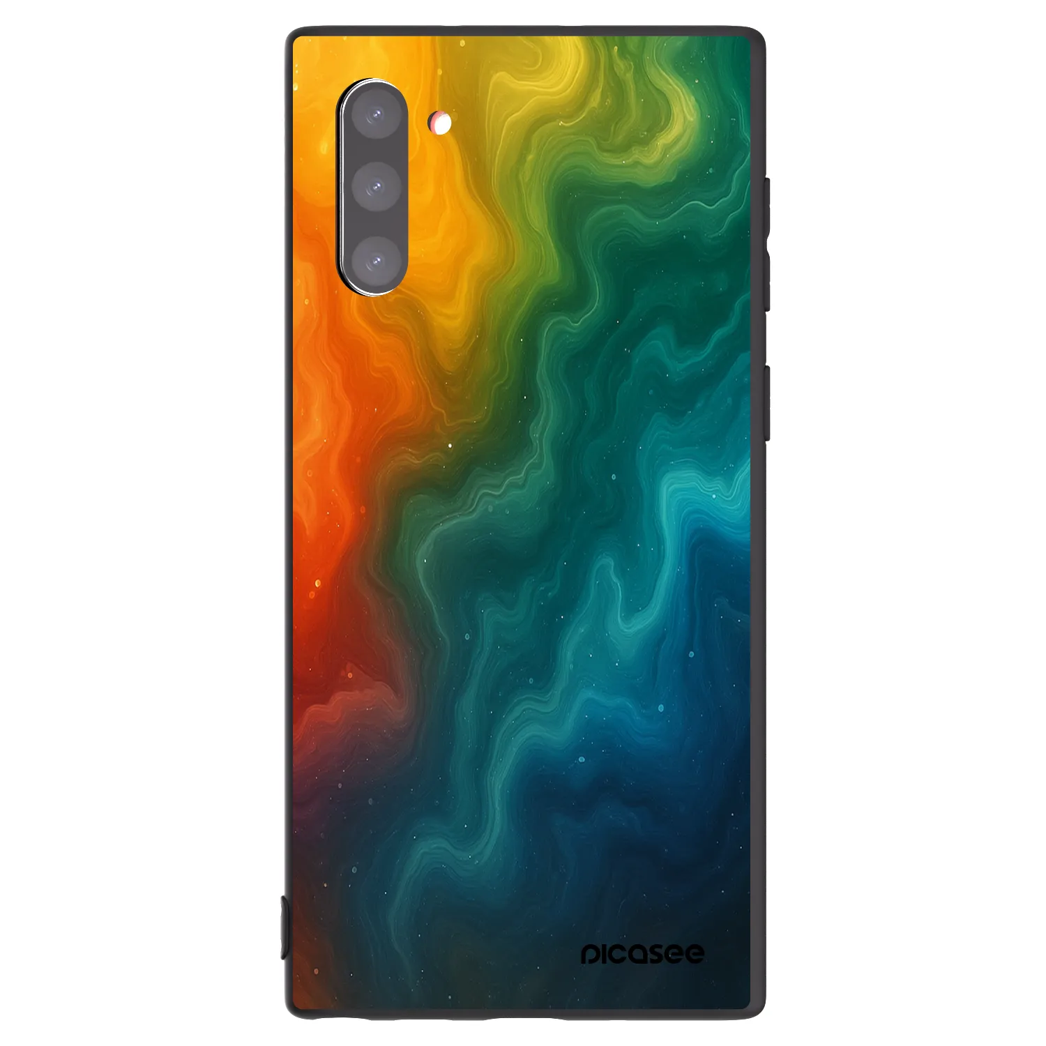 Picasee husă neagră din silicon pentru Samsung Galaxy Note 10 N970F - Solar