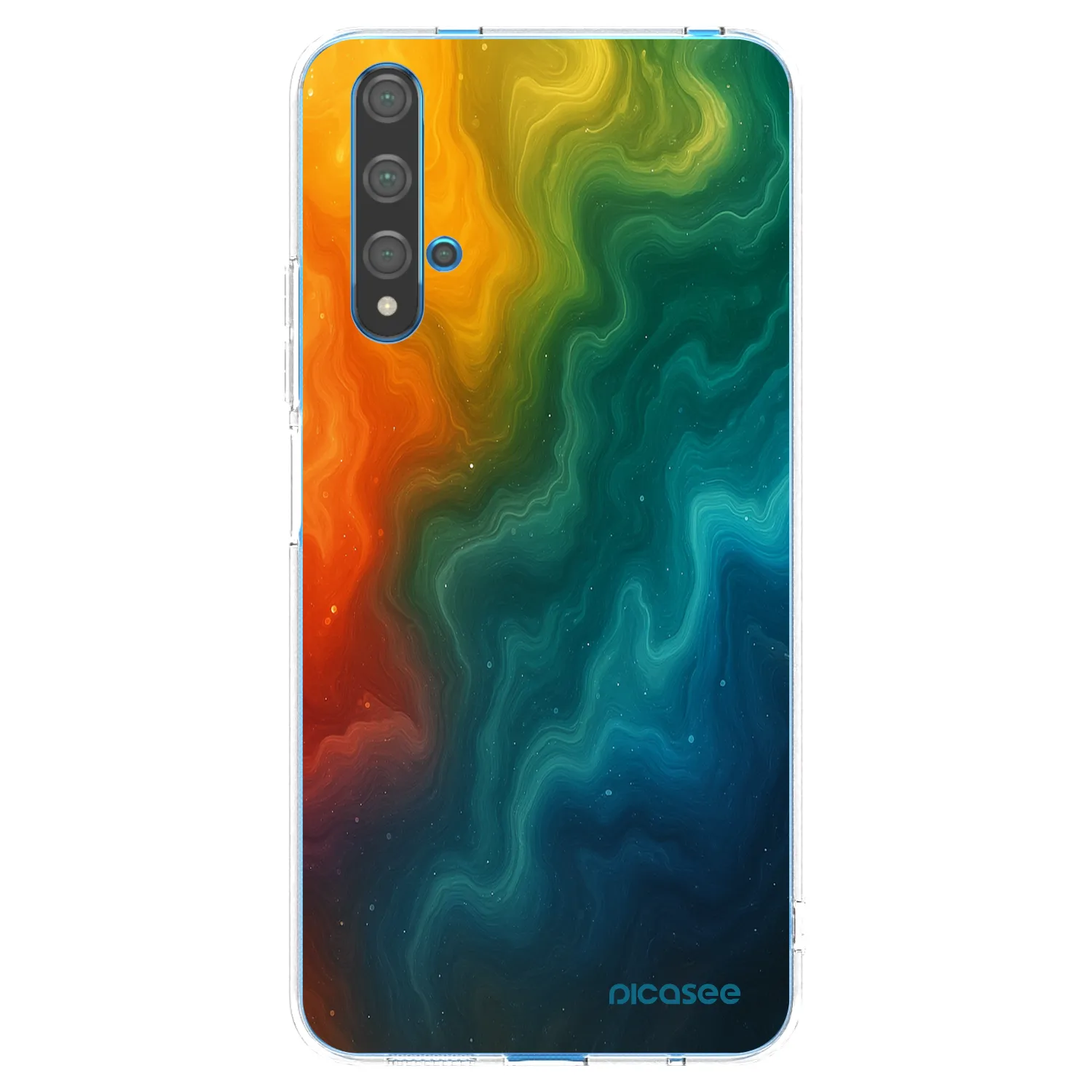 Picasee husă transparentă din silicon pentru Huawei Nova 5T - Solar