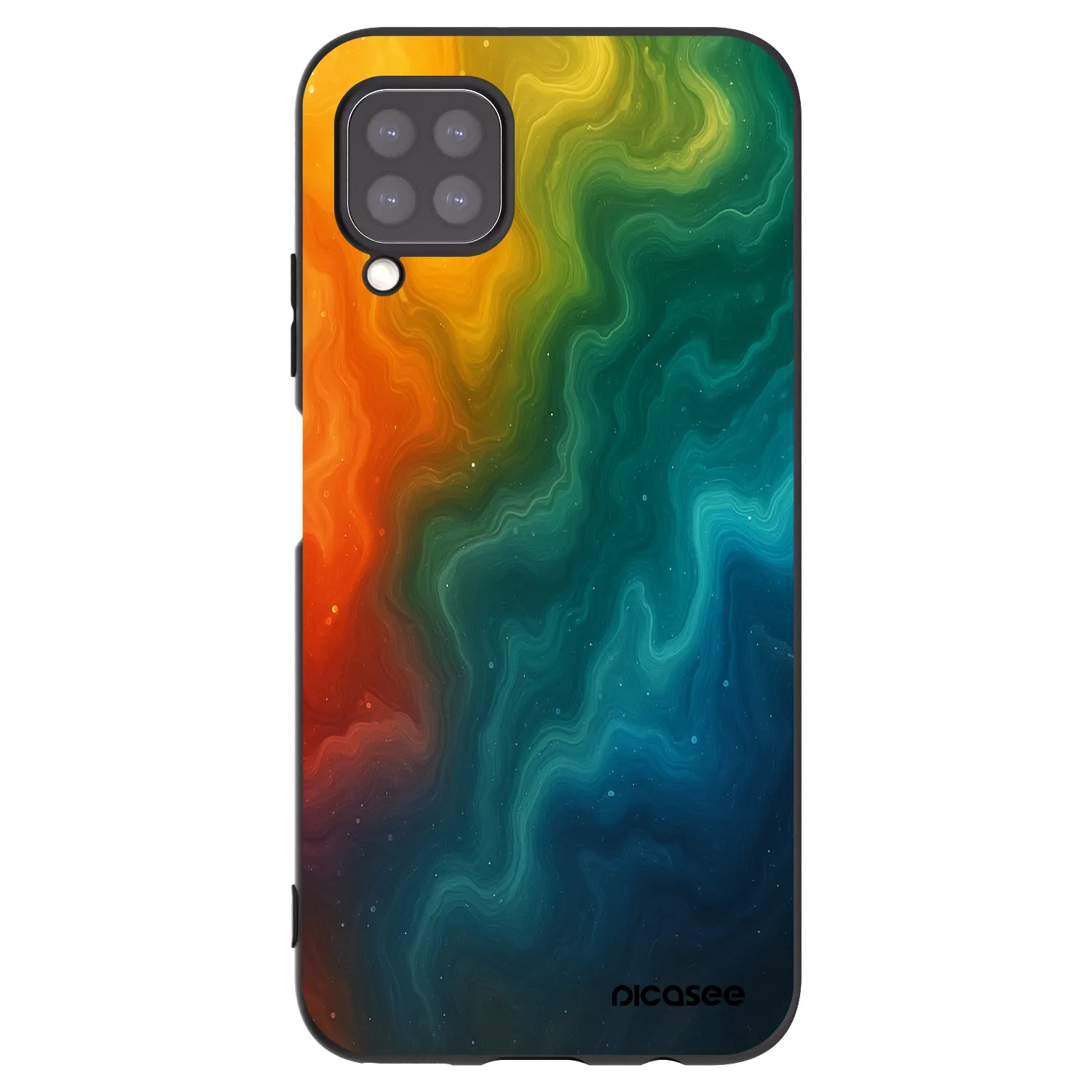 Picasee husă neagră din silicon pentru Huawei P40 Lite - Solar
