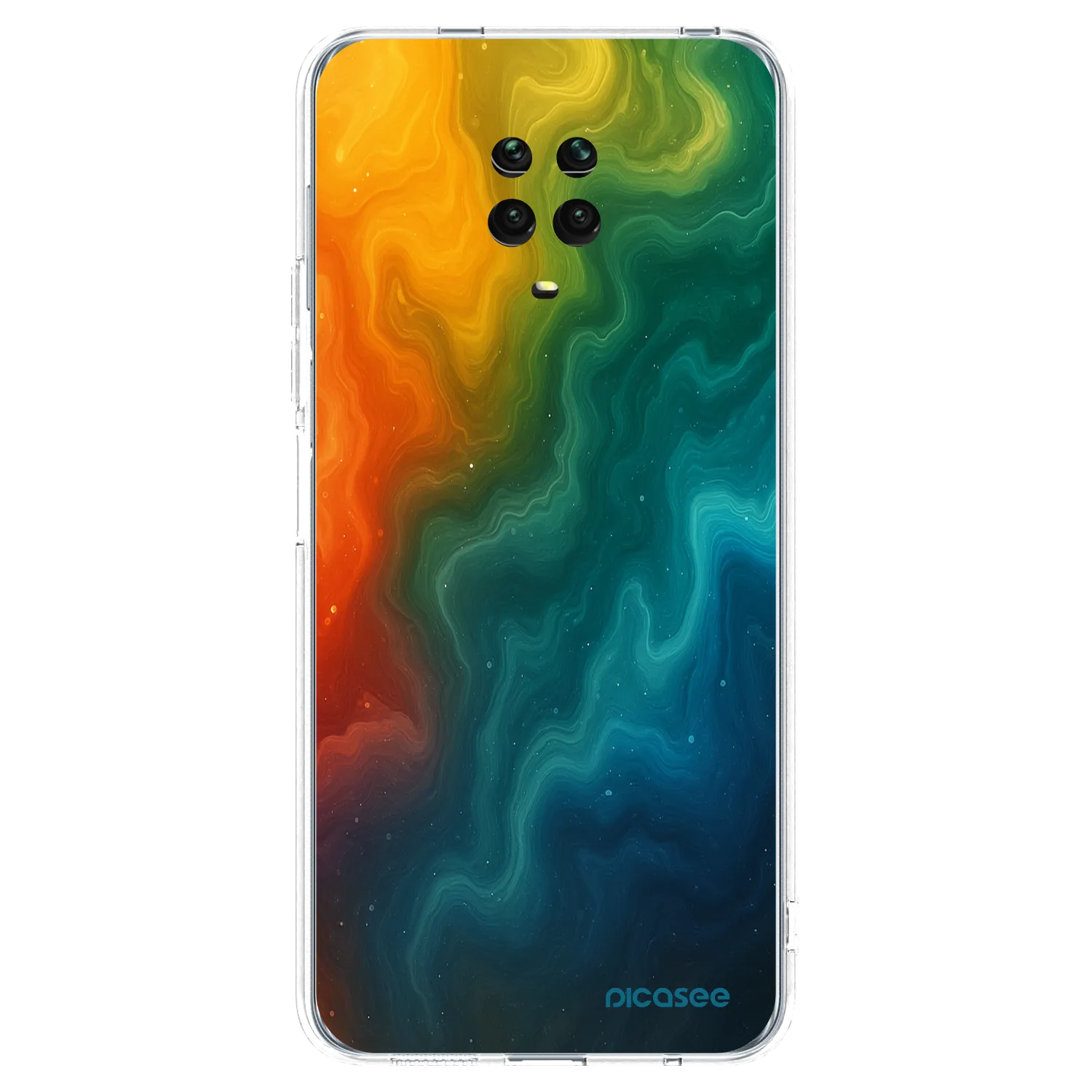 Picasee husă transparentă din silicon pentru Xiaomi Redmi Note 9 Pro - Solar