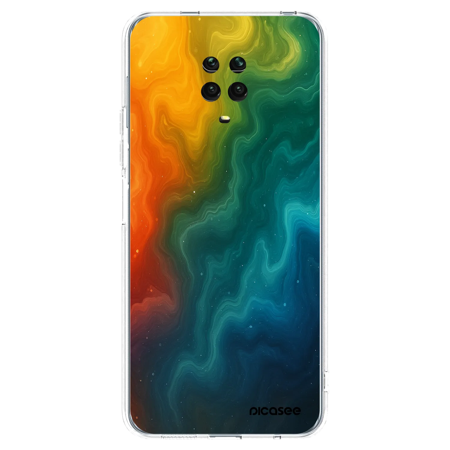 Picasee husă transparentă din silicon pentru Xiaomi Redmi Note 9S - Solar