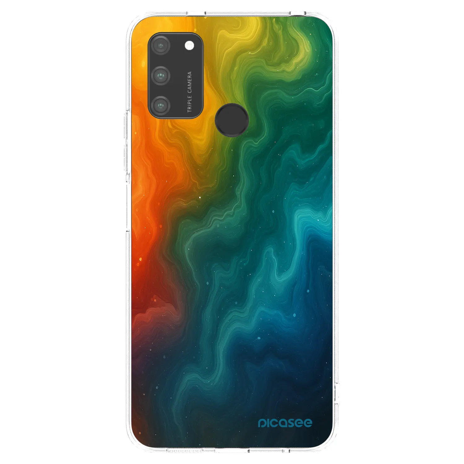 Picasee husă transparentă din silicon pentru Honor 9A - Solar