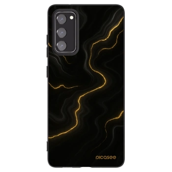 Picasee husă neagră din silicon pentru Samsung Galaxy S20 FE - Thunder