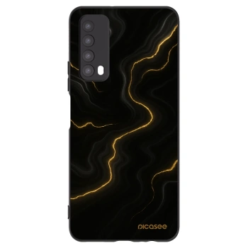 Picasee husă neagră din silicon pentru Huawei P Smart 2021 - Thunder