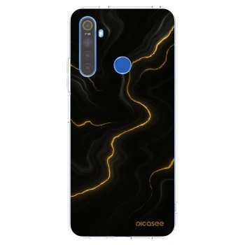 Picasee husă transparentă din silicon pentru Realme 5 - Thunder