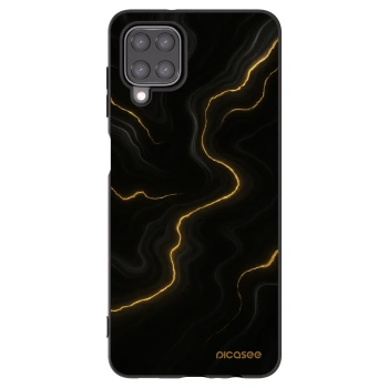 Picasee husă neagră din silicon pentru Samsung Galaxy A12 A125F - Thunder