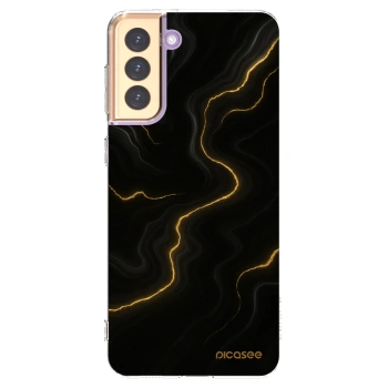 Picasee husă transparentă din silicon pentru Samsung Galaxy S21+ 5G G996F - Thunder