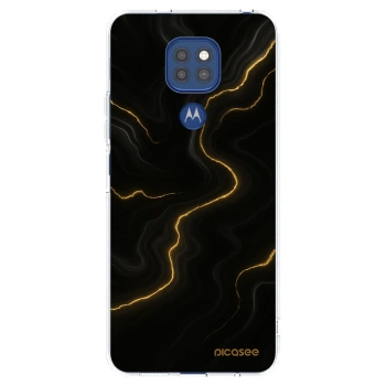Picasee husă transparentă din silicon pentru Motorola Moto G9 Play - Thunder