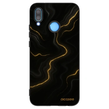 Picasee husă neagră din silicon pentru Huawei P20 Lite - Thunder