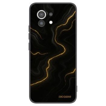 Picasee husă neagră din silicon pentru Xiaomi Mi 11 - Thunder