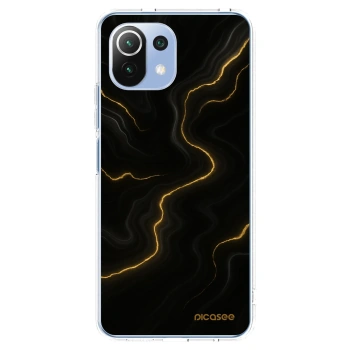 Picasee husă transparentă din silicon pentru Xiaomi Mi 11 Lite - Thunder