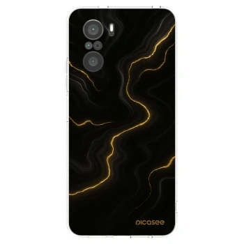 Picasee husă transparentă din silicon pentru Xiaomi Poco F3 - Thunder