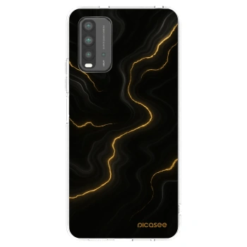 Picasee husă neagră din silicon pentru Xiaomi Redmi 9T - Thunder