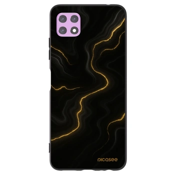 Picasee husă neagră din silicon pentru Samsung Galaxy A22 A226B 5G - Thunder