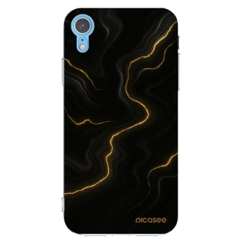 Picasee husă transparentă din silicon pentru Apple iPhone XR - Thunder