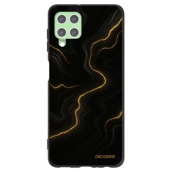 Picasee husă neagră din silicon pentru Samsung Galaxy A22 A225F 4G - Thunder